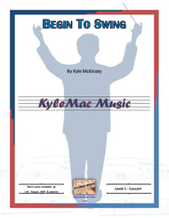 Begin To Swing Concert Band sheet music cover Thumbnail